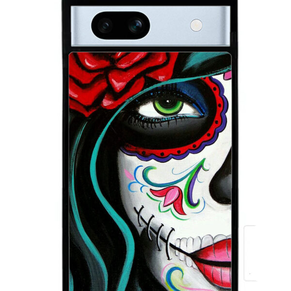 Sugar Skull Acrylic Paintin Google Pixel 7A Case CT9599
