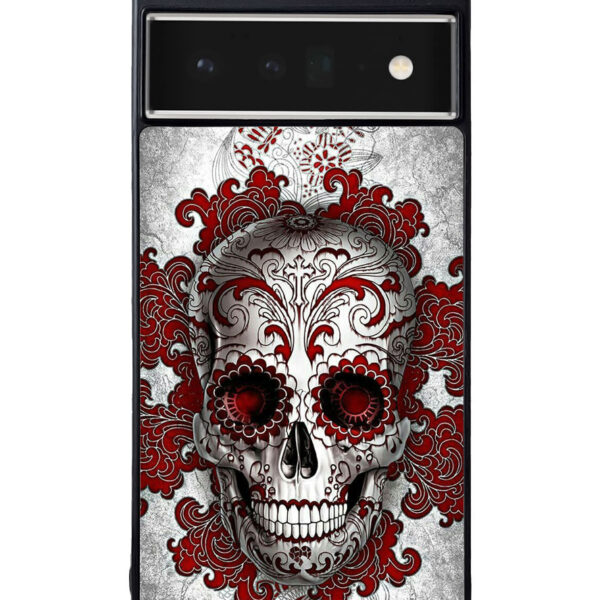 sugar skull tattoo Google Pixel 6 Pro Case CT0454