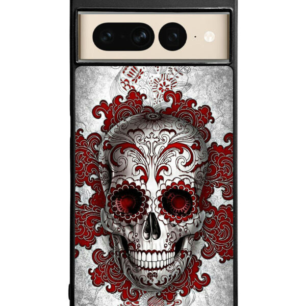 sugar skull tattoo Google Pixel 7 Pro Case CT0454