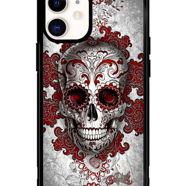 sugar skull tattoo iPhone 12 Case CT0454