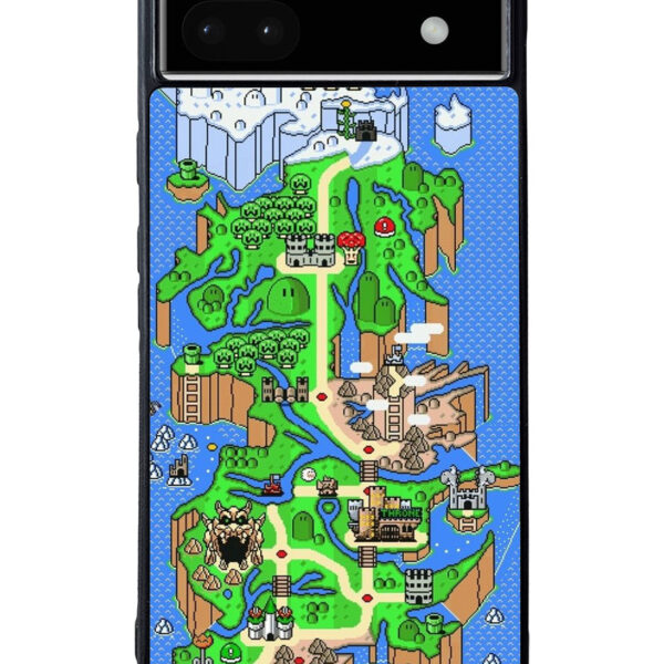 Super Mario World Map Google Pixel 6A Case CT10221