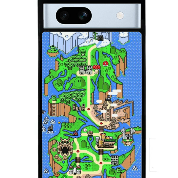 Super Mario World Map Google Pixel 7A Case CT10221