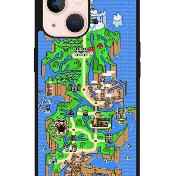 Super Mario World Map iPhone 13 Mini Case CT10221