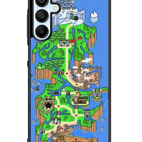 Super Mario World Map Samsung Galaxy A15 5G Case CT10221