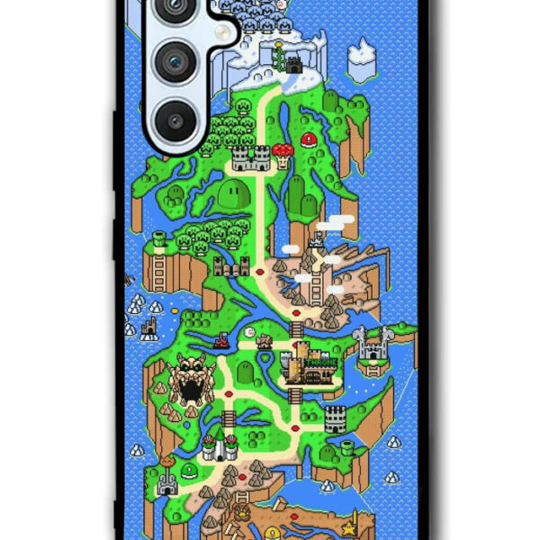 Super Mario World Map Samsung Galaxy A54 5G Case CT10221