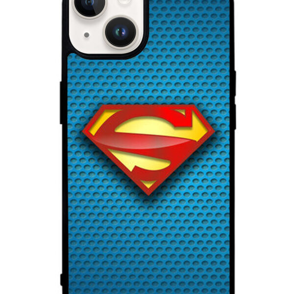 Superman Blue Carbon Logo Google iPhone 14 Plus Case CT0649