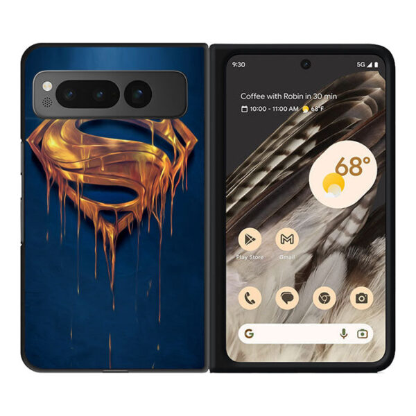 Superman gold Logo Google Pixel Fold CT0505