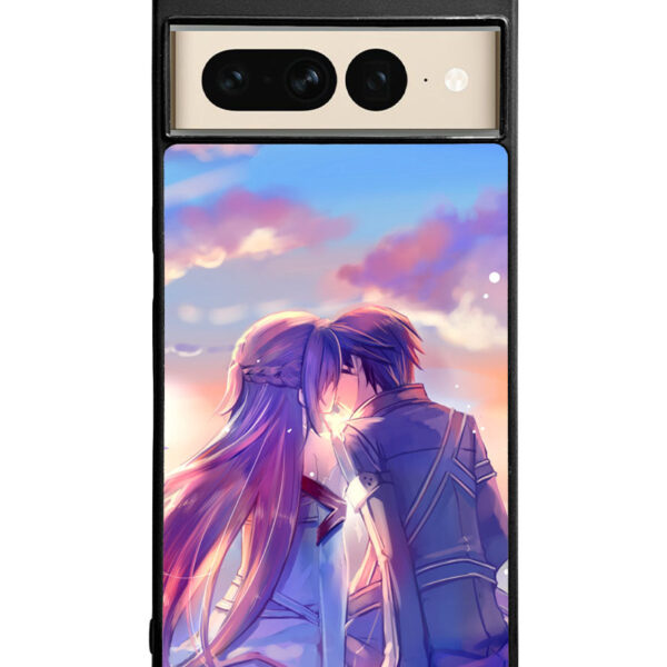 sword art online kirito and asuna Google Pixel 7 Pro Case CT2261