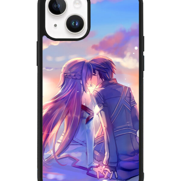 sword art online kirito and asuna iPhone 15 Plus Case CT2261