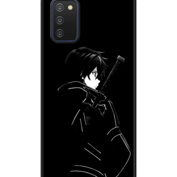 Sword Art Online Kirito Silouete Anime Lovers Samsung Galaxy A03S Case CT7060