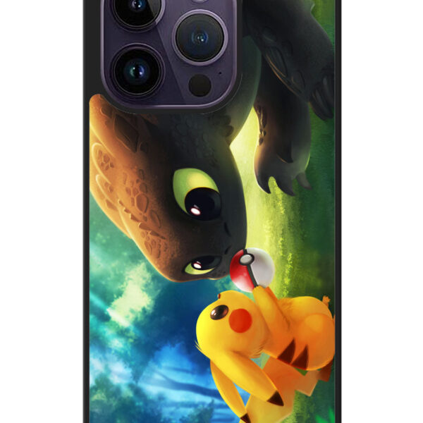 toothless and pikachu iPhone Cases , Samsung Galaxy Cases , Google Pixel Cases , Motorola Cases CT2176