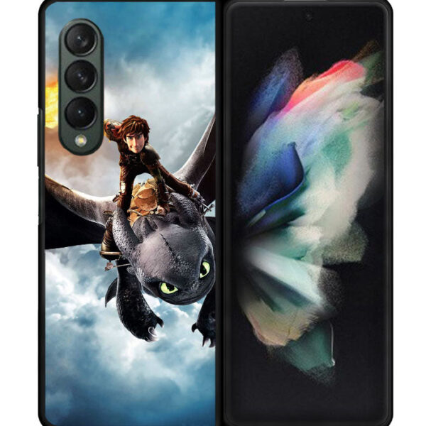 toothless how to train your dragon Google Samsung Galaxy Z Fold 4 5G CT1501