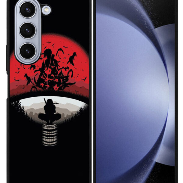 Uchiha Clan Symbol mashup with Itachi Google Samsung Galaxy Z Fold 5 2023 5G Case CT0084