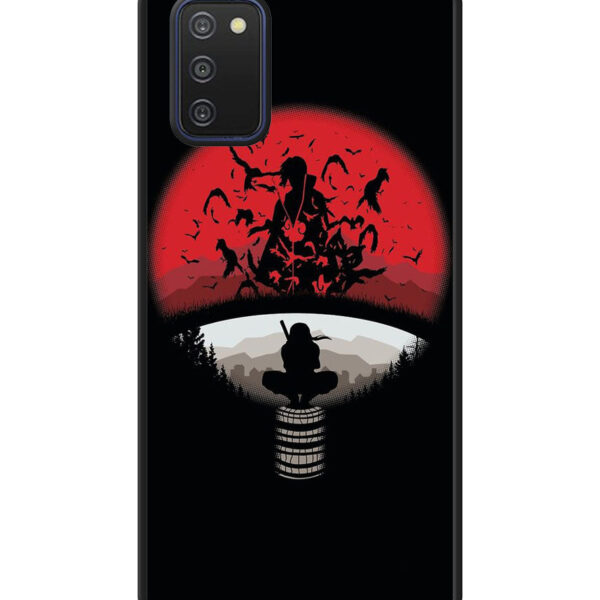 Uchiha Clan Symbol mashup with Itachi Samsung Galaxy A03S Case CT0196