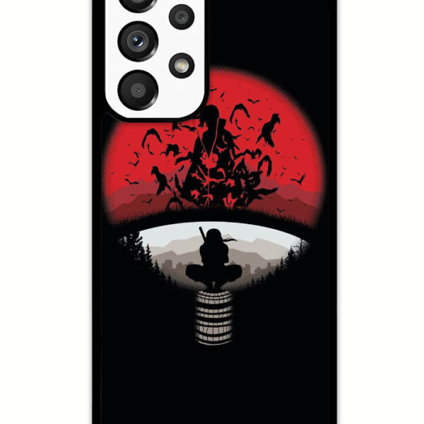 Uchiha Clan Symbol mashup with Itachi Samsung Galaxy A53 5G Case CT0196