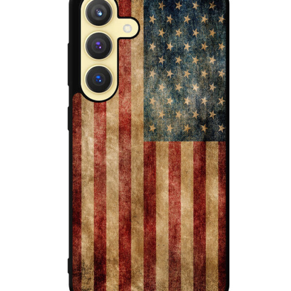 Vintage American Flag Samsung Galaxy S24 Plus Case CT0842