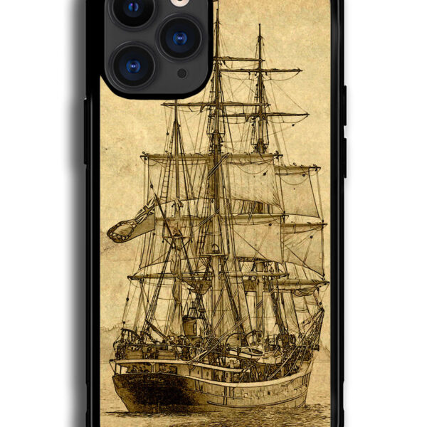 Vintage old ship Google iPhone 13 Pro Max Case CT1495