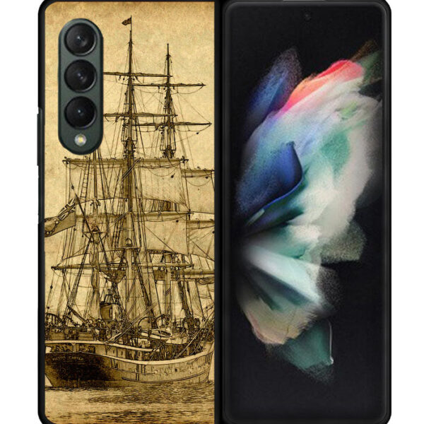Vintage old ship Google Samsung Galaxy Z Fold 3 5G CT1495