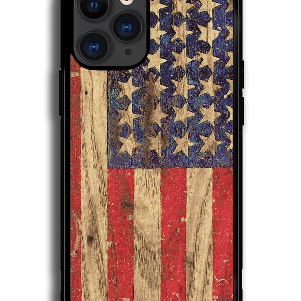 Vintage Patriotic American Flag Google iPhone 13 Pro Case CT1319