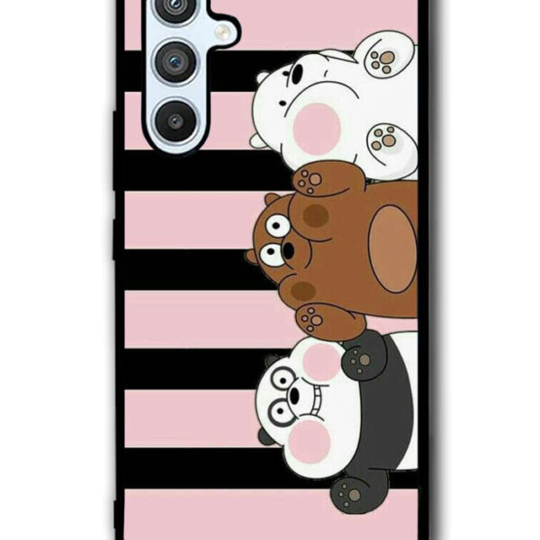 We Bare Bears Glass Samsung Galaxy A34 5G Case CT3604