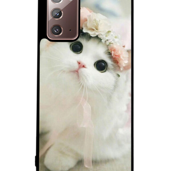 White Cat Samsung Galaxy Note 20 Case CT4008