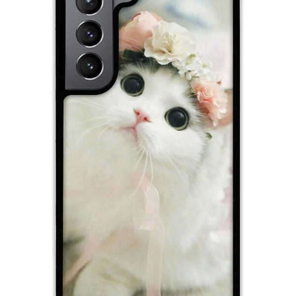 White Cat Samsung Galaxy S22 Plus 5G Case CT4008