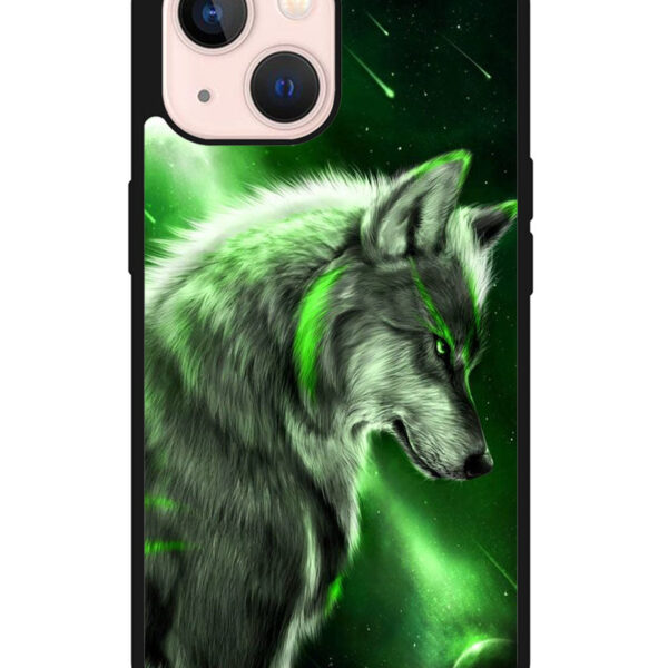 Wolf Green iPhone 13 Mini Case CT0038