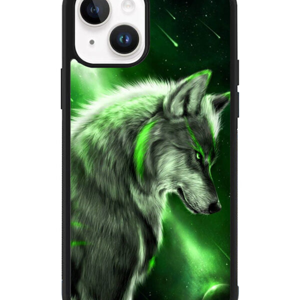 Wolf Green iPhone 15 Case CT1991